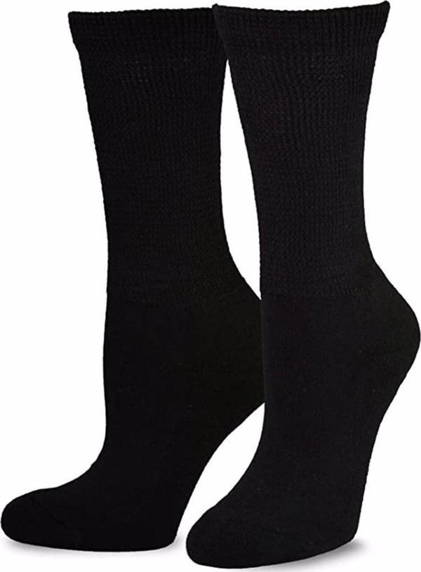 Tezzgelsin Unisex Organik Pamuklu Diabetik Çorap Şeker Çorabı - Image 1