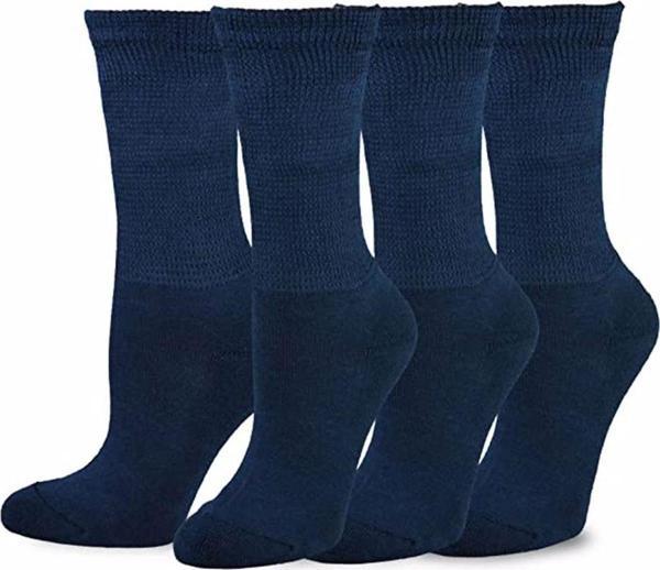 Tezzgelsin Unisex Organik Pamuklu Diabetik Çorap Şeker Çorabı 3 Adet - Image 1