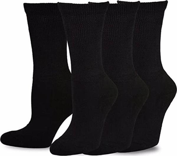 Tezzgelsin Unisex Organik Pamuklu Diabetik Çorap Şeker Çorabı 3 Adet - Image 1