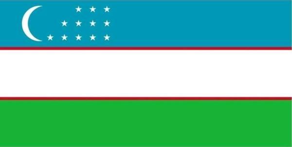 Özbekistan Gönder Bayrağı 70X105 Cm. - Image 1