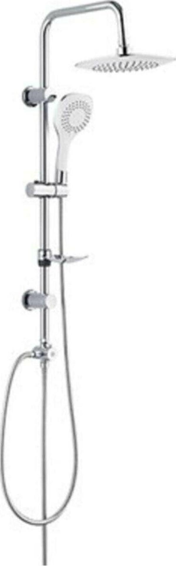 Tema 53276 Rain Bianco - Krom Kaplı Rain Sürgü Takımi - Image 1