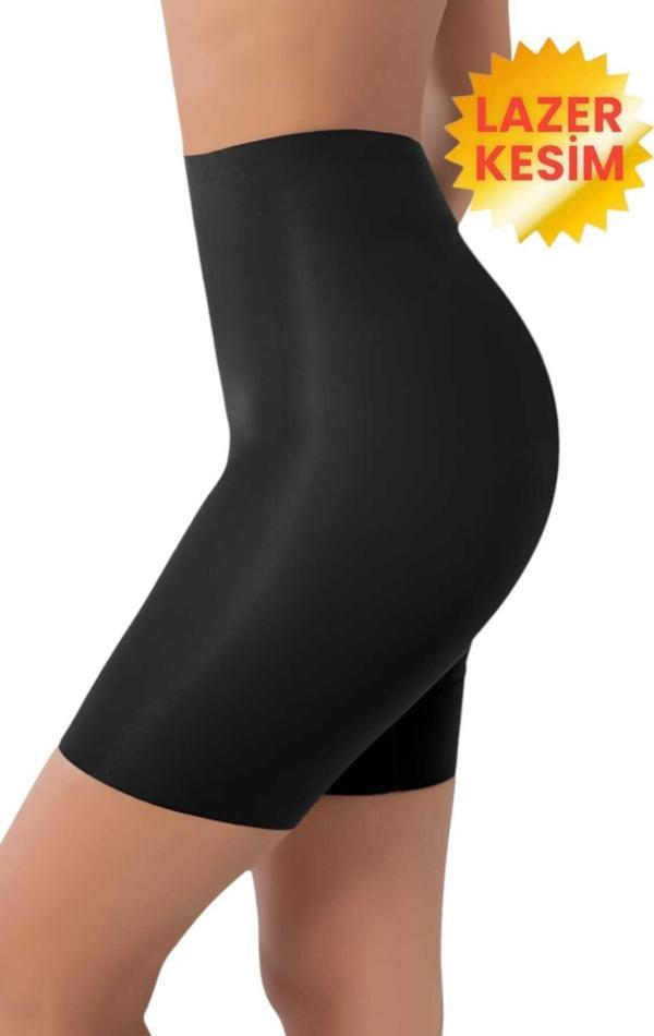 Tezzgelsin Kadın Dikişsiz İnceltici Ve Toparlayıcı Lazer Kesim Paçalı Korse - Image 1