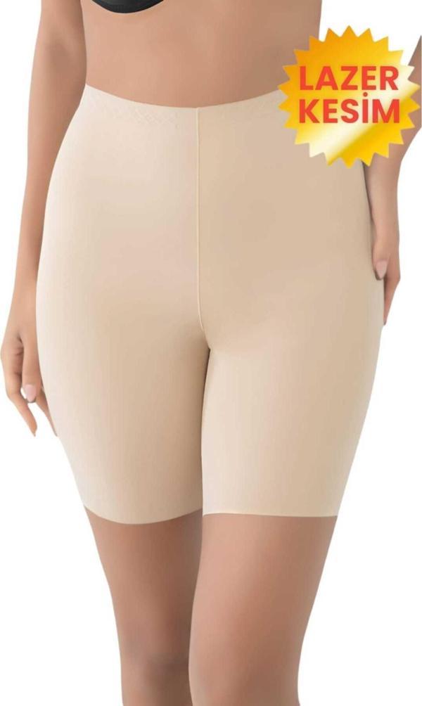 Tezzgelsin Kadın Dikişsiz İnceltici Ve Toparlayıcı Lazer Kesim Paçalı Korse - Image 1