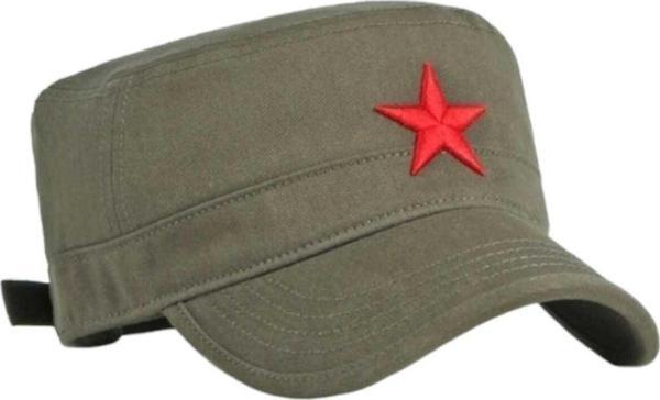 Unisex Pamuklu Yıldızlı Castro Şapka - Image 1