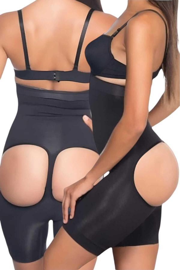 Tezzgelsin Kadın Dikişsiz Toparlayıcı Ve İnceltici Açık Popo Korse - Image 1