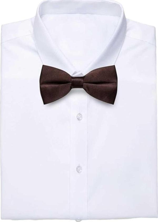 Erkek Düz Renk Saten Papyon - Image 1