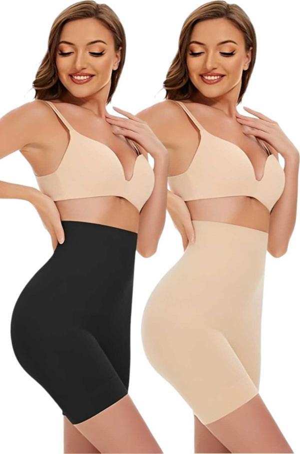 Tezzgelsin Kadın Toparlayıcı Dikişsiz Klasik Korse 2'Li Set - Image 1