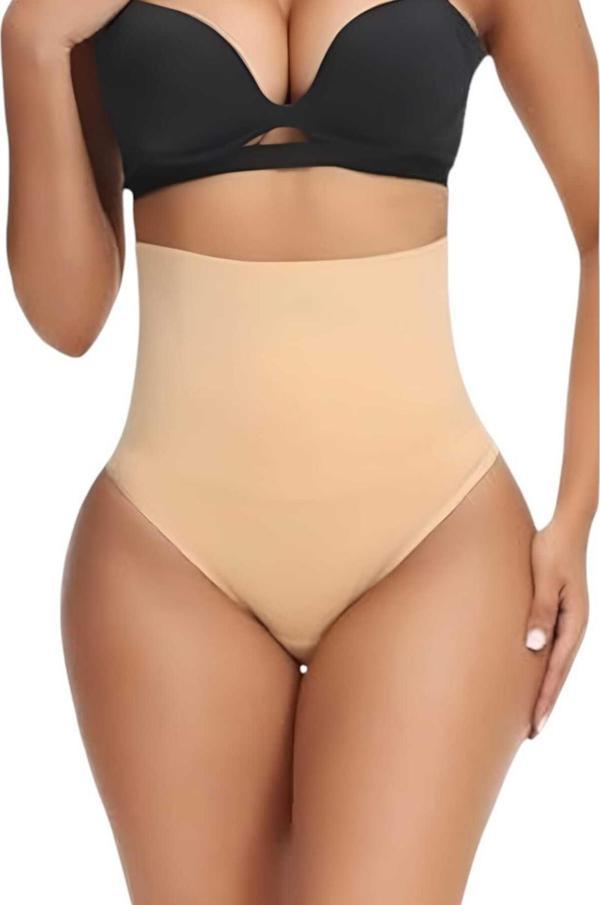 Tezzgelsin Kadın Dikişsiz Yüksek Bel Karın Toparlayıcı  String Korse - Image 1