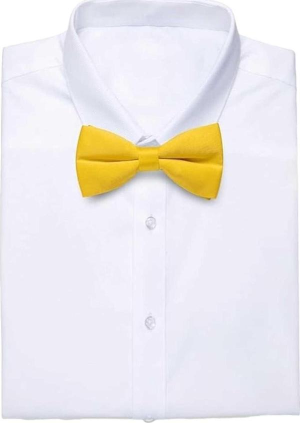 Erkek Düz Renk Saten Papyon - Image 1