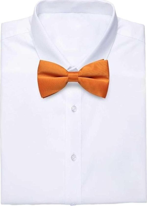 Erkek Düz Renk Saten Papyon - Image 1