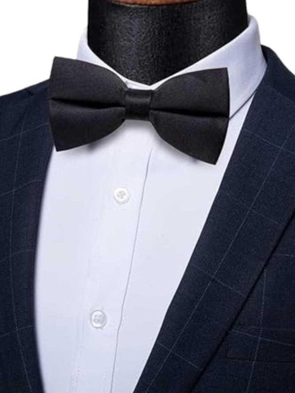 Erkek Düz Renk Saten Papyon - Image 1