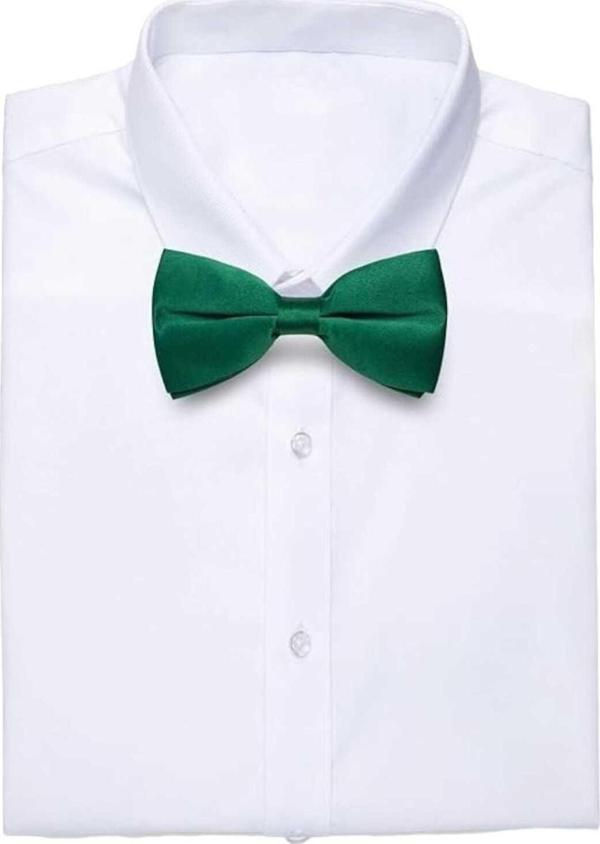 Erkek Düz Renk Saten Papyon - Image 1