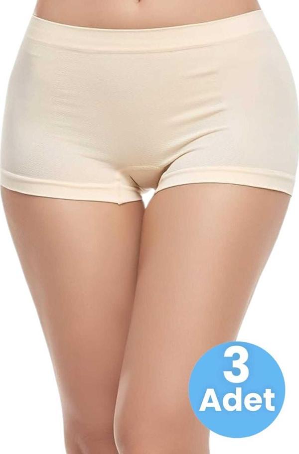 Tezzgelsin Kadın Dikişsiz Boxer 3'Lü Set - Image 1