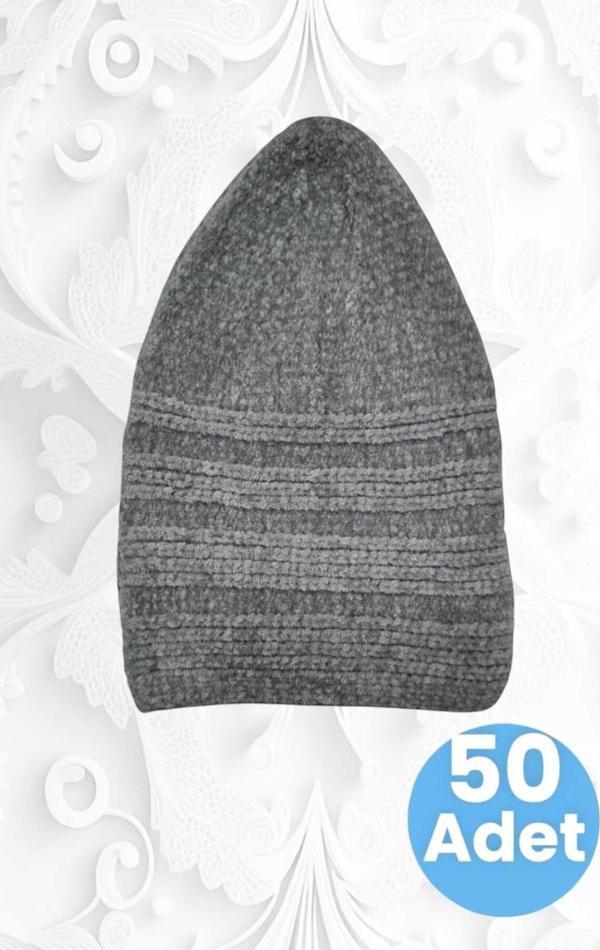 50'Li Kadife Takke Kaliteli Namaz Takkesi - Image 1