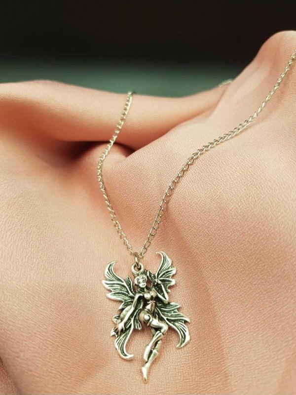 Unisex Fairy Girl Peri Kızı Kolye - Image 1