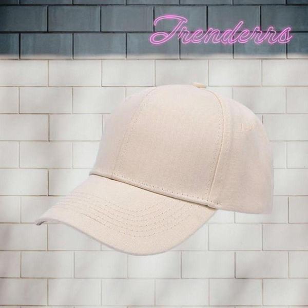 Unisex Arkadan Ayarlanabilir Basic Beyzbol Kep Şapka - Image 1