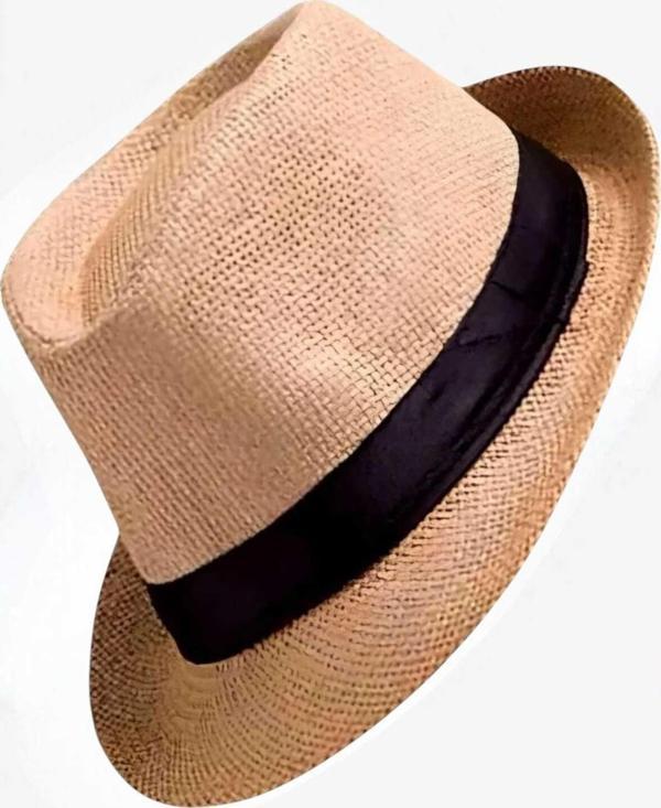 Unisex Hasır Fötr Şapka Yazlık Şapka - Image 1