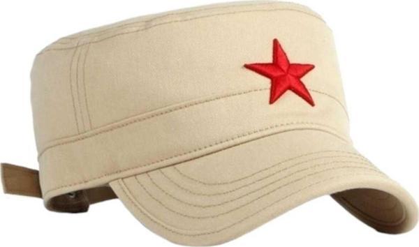 Unisex Pamuklu Yıldızlı Castro Şapka - Image 1