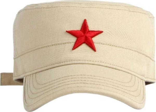 Unisex Pamuklu Yıldızlı Castro Şapka - Image 1