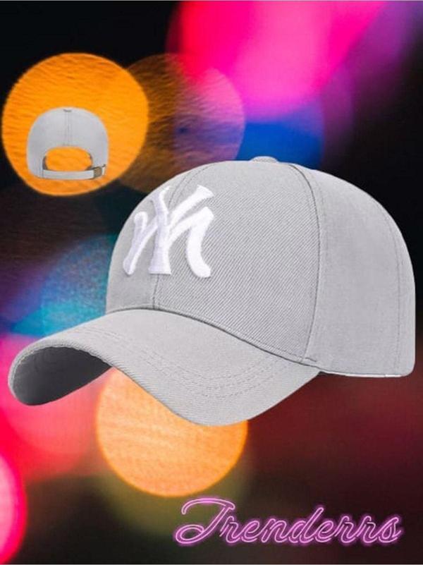 Unisex Ny Arkadan Ayarlanabilir Basic Beyzbol Kep Şapka - Image 1