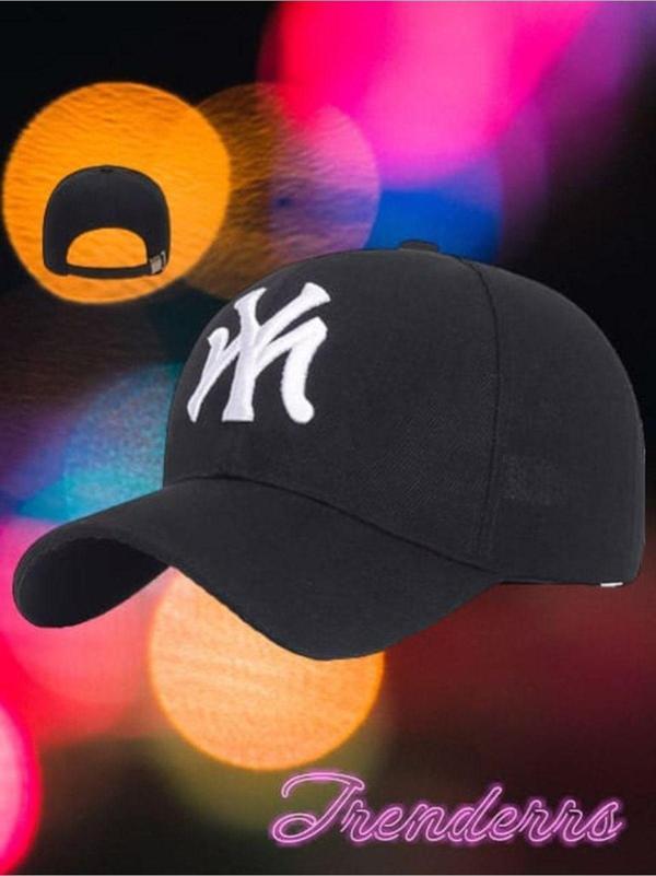 Unisex Ny Arkadan Ayarlanabilir Basic Beyzbol Kep Şapka - Image 1