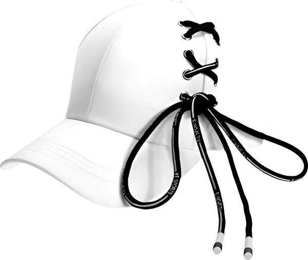 Unisex K Pop Tasarım Bağcıklı Arkadan Ayarlanabilir Tasarım Şapka - Image 1