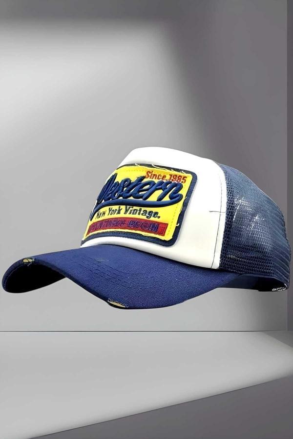 Unisex Arkadan Ayarlanabilir Western Fileli Şapka - Image 1