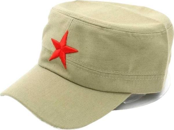 Unisex Pamuklu Yıldızlı Castro Şapka - Image 1