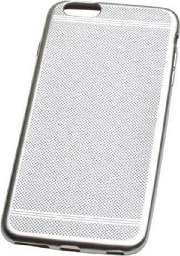 iPhone 6S Plus/6 Plus ile Uyumlu Storm Silikon Kılıf Light Silver - Image 1