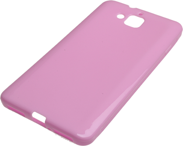 Venüs 5.5V ile Uyumlu Kılıf Süper Silikon Pembe - Image 1