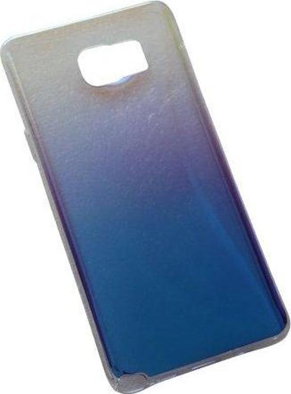 Galaxy Note 5 ile Uyumlu Deniz Dalgası Silikon Kılıf Mor - Image 1