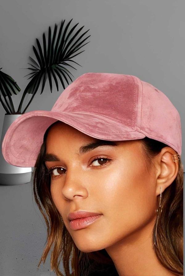 Unisex Süet Ayarlanabilir Beyzbol Kep Şapka - Image 1