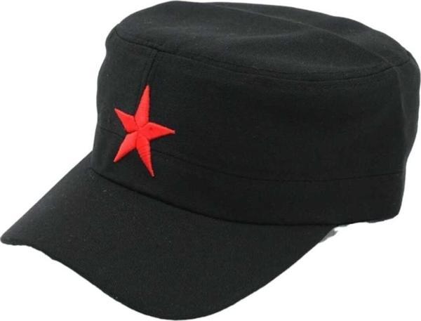 Unisex Pamuklu Yıldızlı Castro Şapka - Image 1