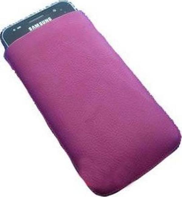 Galaxy S i9000 ile Uyumlu Çekmeli Deri Kılıf Pembe - Image 1