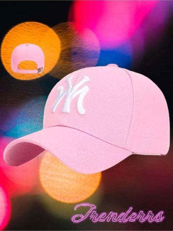 Unisex Ny Arkadan Ayarlanabilir Basic Beyzbol Kep Şapka - Image 1