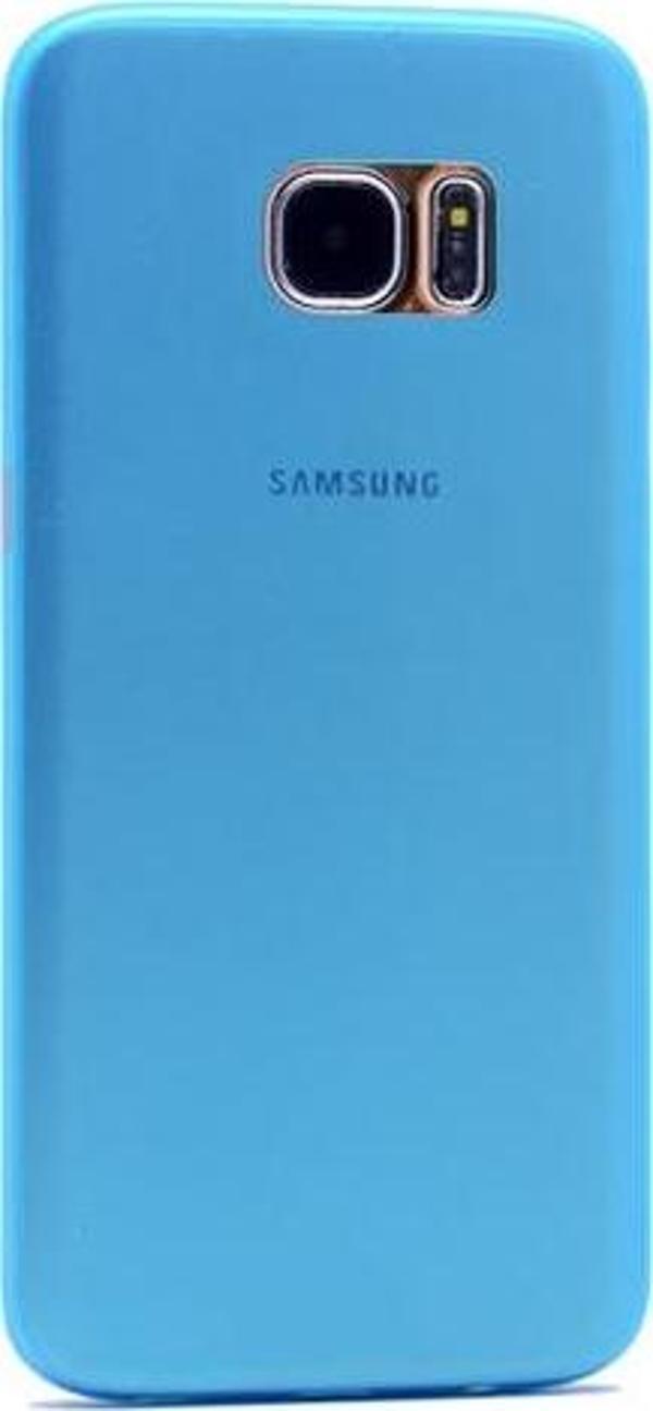 Galaxy S7 Edge ile Uyumlu Slim Cover Açık Mavi - Image 1