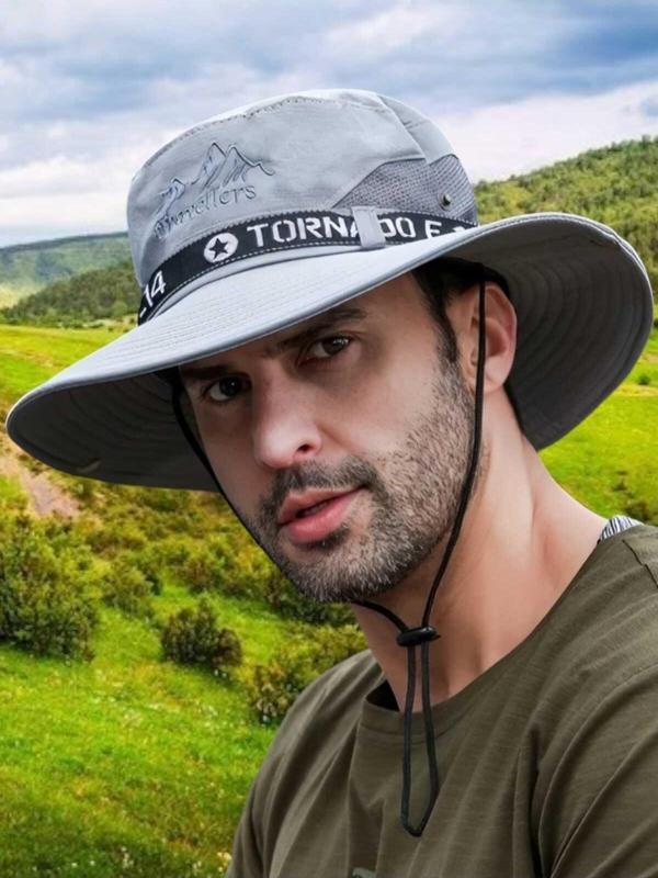 Unisex Yazlık Geniş Kenarlı Fileli Katlanabilir Safari Outdoor Plaj Şapkası - Image 1