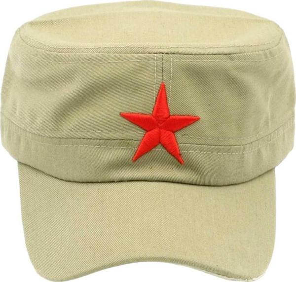 Unisex Pamuklu Yıldızlı Castro Şapka - Image 1