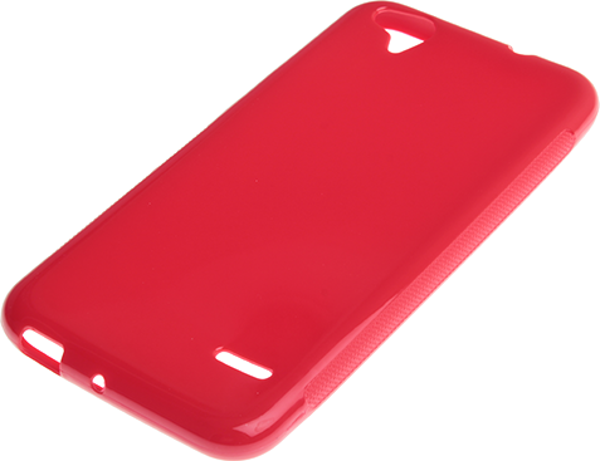 T60 ile Uyumlu Kılıf Parlak Silikon Kırmızı - Image 1