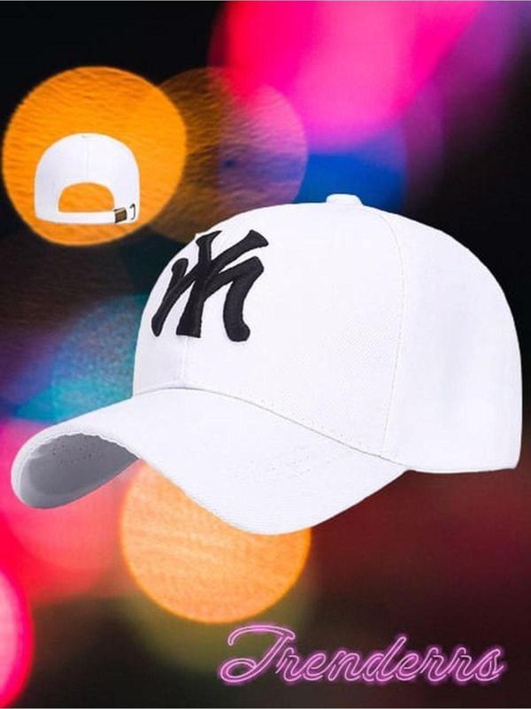 Unisex Ny Arkadan Ayarlanabilir Basic Beyzbol Kep Şapka - Image 1