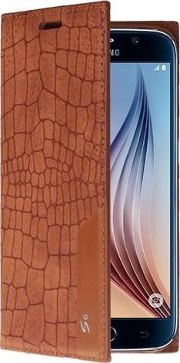 Galaxy S6 ile Uyumlu Kılıf Rock Serisi Kapaklı Taba - Image 1