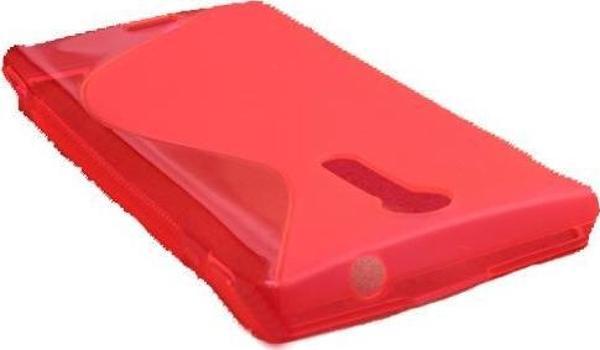 Xperia TX LT29i ile Uyumlu S Desenli Silikon Kılıf Pembe - Image 1