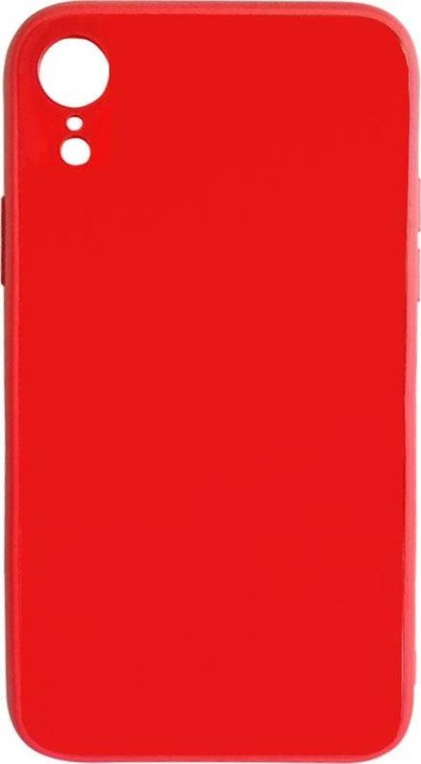 iPhone XR ile Uyumlu Mint Silikon Kılıf Kırmızı - Image 1