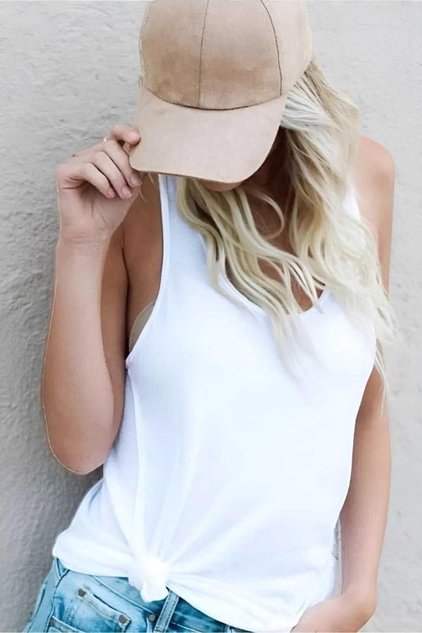 Unisex Süet Ayarlanabilir Beyzbol Kep Şapka - Image 1