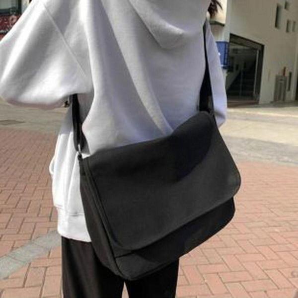 Unisex Sokak Tarzı Postacı Çantası Okul Çantası - Image 1