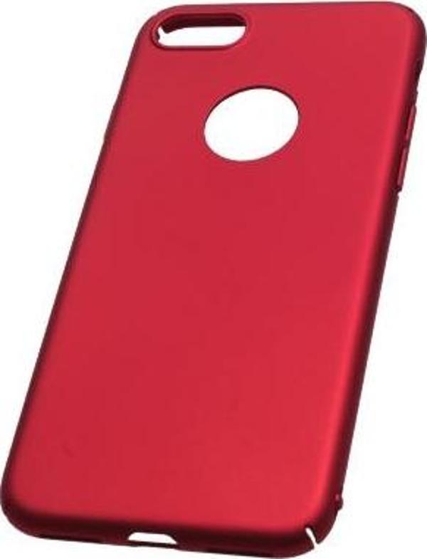 iPhone 7 ile Uyumlu Rubber Kılıf Kırmızı - Image 1