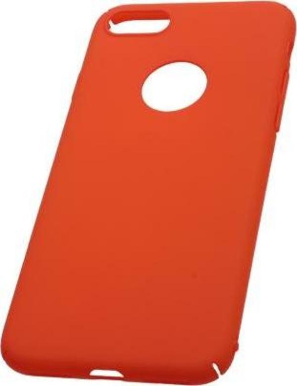 iPhone 7 ile Uyumlu Rubber Kılıf Turuncu - Image 1
