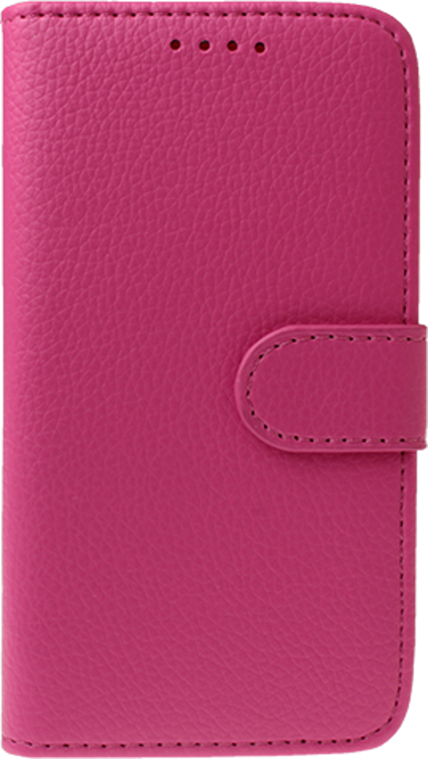 Zenfone 4 ile Uyumlu Cüzdanlı Kapaklı Kılıf Pembe - Image 1