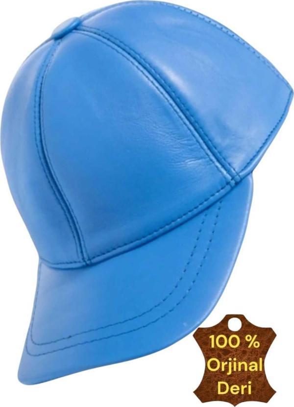Unisex %100 Deri Arkadan Ayarlanabilir Baseball Kep Şapka - Image 1