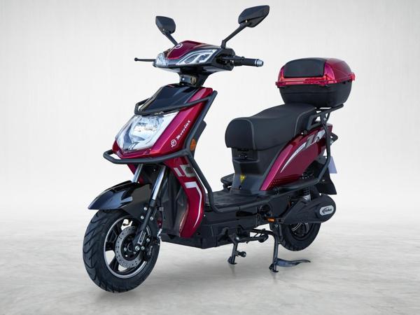 Motolux Toronto Elektrikli Motosiklet Bordo-Siyah - 2024 Model - Image 1